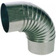 CODO GALVANIZADO RIZADO 100mm 90º