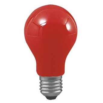 LAMPARA COLOR STANDAR 25W ROJO E27