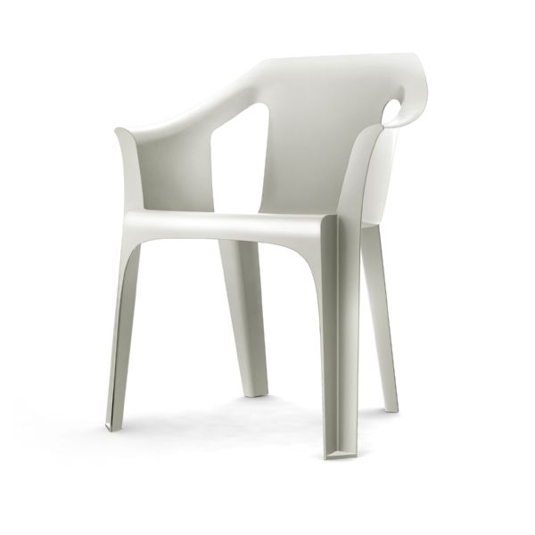 SILLA RESINA COOL BLANCO