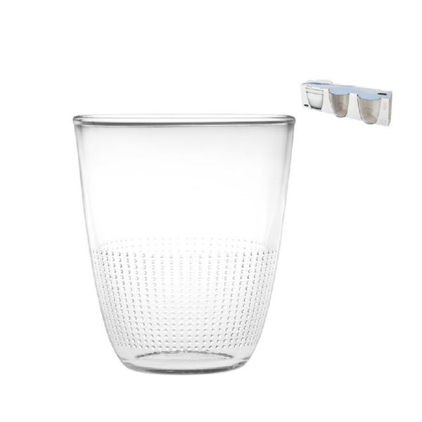 VASOS VIDRIO CHIO TOPOS 31 CL. 3...